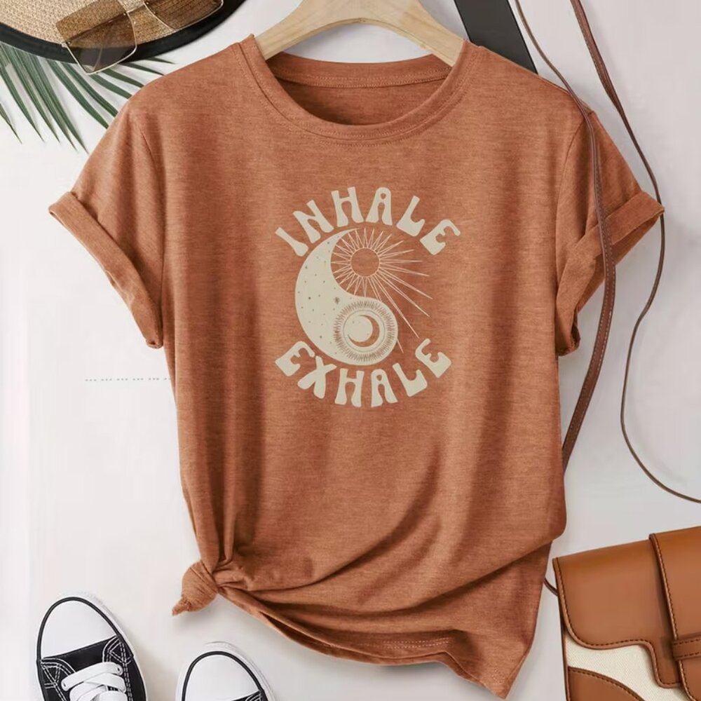 NEW! BUTTERY SOFT "Inhale Exhale" TEE SHIRT